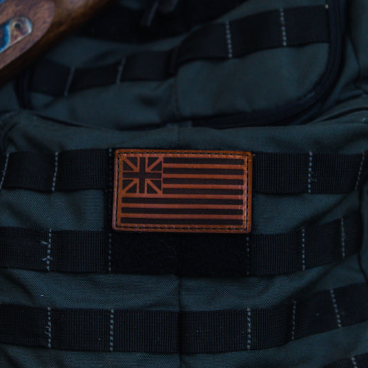 Continental Colors Flag Leather Patch