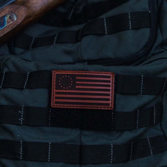 Betsy Ross Leather Flag Patch