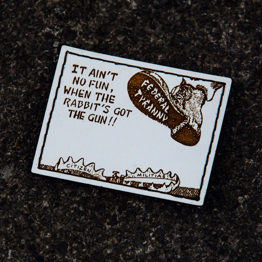 The Rabbit's Got The Gun Leather Patch - Limited Run